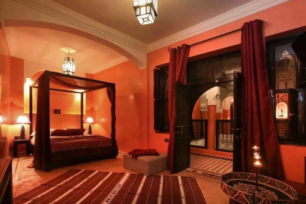 Riad Mounlight Marraquexe Quarto foto